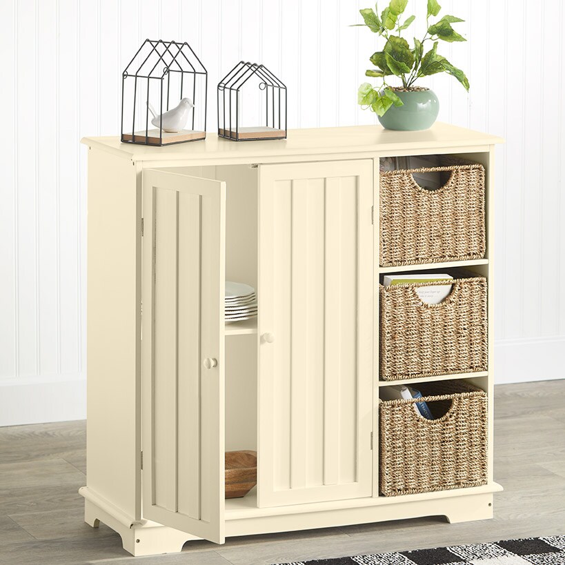 Storage Cabinets with Baskets